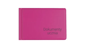 Okładka na dokumenty ucznia małe pink BIURFOL KOD-12-03
