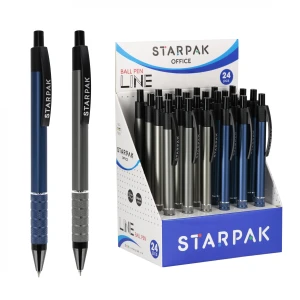 Długopis automatyczny 0.7 Off Line op.24 szt. STARPAK 541168