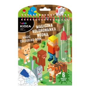Malowanka wodna z pisakiem 15x23 cm Game KIDEA MWKWNKA