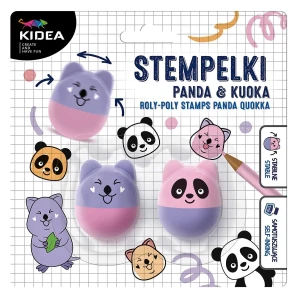 Stemple Wańka Wstańka Panda 2szt Kidea DERFORM SWWPKKA