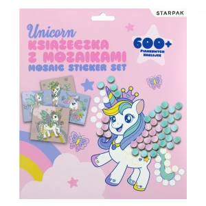 Zestaw kreatywny Książeczka z mozaikami Unicorn STARPAK 549165