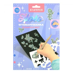 Zestaw kreatywny wydrapywanka Holo STARPAK 549169