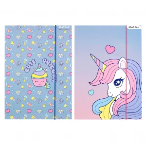 Teczka z gumką A4 Unicorn STARPAK 553546