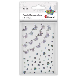 Kryształki samoprzylepne motyle TITANUM CRAFT-FUN SERIES