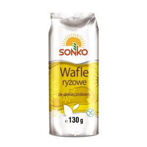 Wafle ryżowe ze słonecznikiem SONKO 130 g