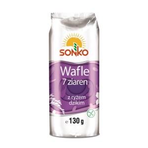 Wafle 7 ziaren z ryżem dzikim SONKO 130 g