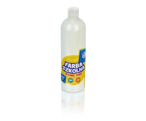 Farby szkolne w butelce 500 ml biały ASTRA 83410904