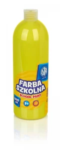 Farby szkolne w butelce 1 l cytrynowy ASTRA 301217054