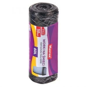 Worki na śmieci 60 l.  50 szt./opak. MASTER IKA