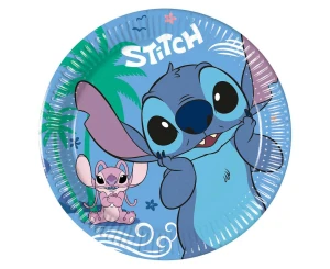 TALERZ PAP  200 STITCH&ANGEL GO OP8SZT FOL