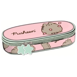 Piórnik saszetka owalna 1 zamek 1 klapka Pusheen Pink ST.MAJEWSKI 679520