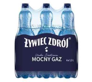 Woda Żywiec Zdrój mocny gaz 1.5 l / 6 szt.