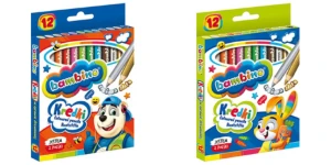 Kredki Bambino drewniane 12 kolorów MAJEWSKI