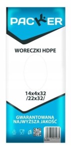 Woreczki foliowe HDPE 22 x 32 cm 700 szt./ opak.