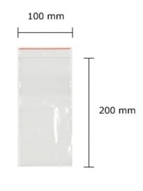 Torebki strunowe 100 x 200 mm 100 szt.