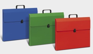 Teczka tekturowa z rączką B3 czerwona na rysunki VAUPE