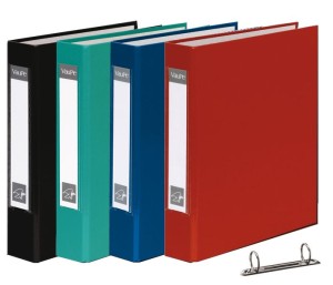 Segregator A5/40 mm 2 ringi czarny VauPe