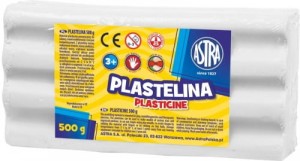 Plastelina ASTRA 0,5 kg biała