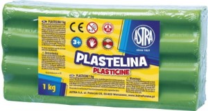 Plastelina ASTRA 1 kg jasno zielona