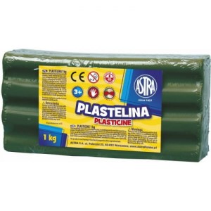 Plastelina ASTRA 1 kg ciemno zielona