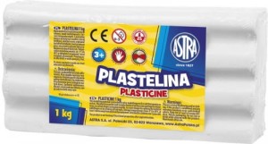 Plastelina ASTRA 1 kg biała