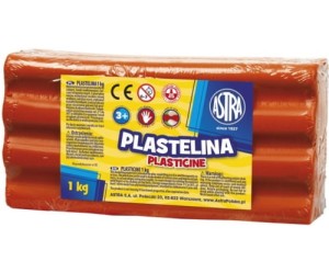 Plastelina ASTRA 1 kg czerwona