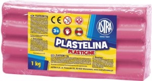 Plastelina ASTRA 1 kg jasno różowa