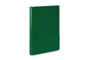 Teczka tekturowa A5 skrzydłowa zielona gruba z rzepem VauPe