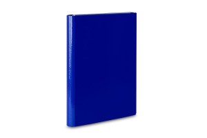 Teczka tekturowa A5 skrzydłowa niebieska gruba z rzepem VauPe