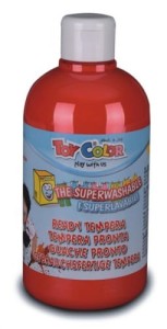 Farby tempera TOY COLOR 1000 ml czerwień szkarłatna HOBART