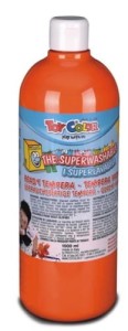 Farby tempera TOY COLOR 1000 ml pomarańczowa HOBART