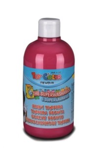 Farby tempera TOY COLOR 500 ml czerwień karminowa HOBART