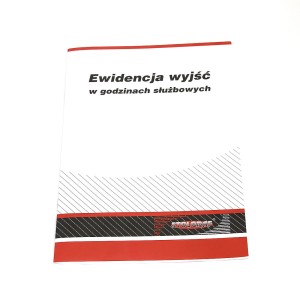 Ewidencja wyjść w godzinach służbowych A4 STOLGRAF