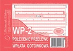 Druk polecenie przelewu - wpłata gotówkowa 80 kartek A6 oryginał i kopia MiP 449-5M