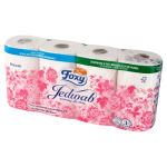 Papier toaletowy biały FOXY Jedwab 3 warstwy 8 rolek