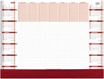 Kalendarz 2027 - podkład na biurko z listwą PCV 55 x 41 cm B051 Wokół Nas