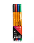 Cienkopis Rystor RC-04  4 kolory w etui
