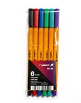 Cienkopis Rystor RC-04  6 kolorów w etui