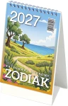 Kalendarz biurowy stojący ZODIAK 2027 ( 12 x 17 cm )