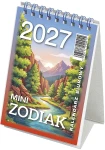 Kalendarz biurowy stojący ZODIAK MINI 2027 ( 8,5 x 12 cm )