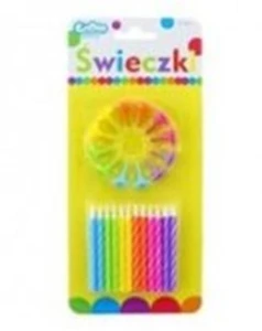 Świeczki Urodzinowe Spiralne 24szt GODAN PF-SUS24