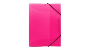 TECZKA Z GUMKA PP A4 NEON ROZ B-FOL FOL