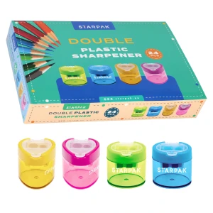 Temperówka 2 ostrza owal/trójkąt display A 24 STARPAK 405591