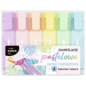ZAKRESLACZ 6KOL PASTEL DERF KIDEA WB