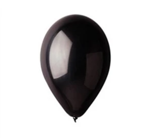 Balon 10 czarny metalic GODAN