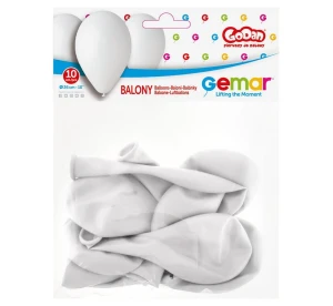 BALON PREMIUM 10" BIA MIX GO 10SZT