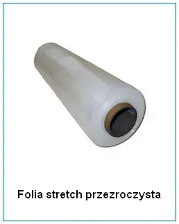 stretch przezroczysty